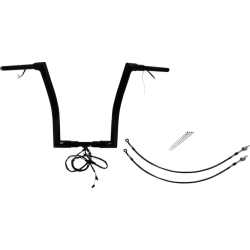 PartzBiz HD FBI-601316-B - FBI Black 16" Flat Top Plug n Play EZ 1-1/2" Handlebar Kit Harley 15 FLTRX/S | 601316-B PartzBiz HD FBI-601316-B - FBI Black 16" Flat Top Plug n Play EZ 1-1/2" Handlebar Kit Harley 15 FLTRX/S | 601316-B