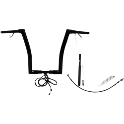 PartzBiz HD FBI-612916-B - FBI Black 16" Flat Top Plug n Play EZ 1-1/2" Handlebar Kit Harley 21-23 FLTRX/S; FLTRU | 612916-B PartzBiz HD FBI-612916-B - FBI Black 16" Flat Top Plug n Play EZ 1-1/2" Handlebar Kit Harley 21-23 FLTRX/S; FLTRU | 612916-B