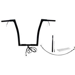 PartzBiz HD FBI-712916-B - FBI Black 16" Flat Top Plug n Play EZ 1-1/4" Handlebar Kit Harley 21-23 FLTRX/S | 712916-B PartzBiz HD FBI-712916-B - FBI Black 16" Flat Top Plug n Play EZ 1-1/4" Handlebar Kit Harley 21-23 FLTRX/S | 712916-B