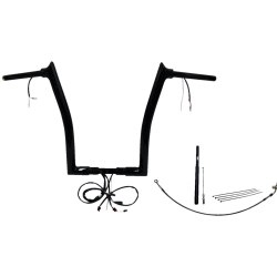 PartzBiz HD FBI-812916-B - FBI Black 16" Pointed Top Plug n Play EZ 1-1/2" Handlebar Kit Harley 21-23 FLTRX/S FLTRU | 812916-B PartzBiz HD FBI-812916-B - FBI Black 16" Pointed Top Plug n Play EZ 1-1/2" Handlebar Kit Harley 21-23 FLTRX/S FLTRU | 812916-B