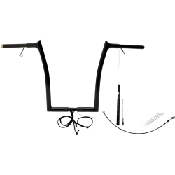 PartzBiz HD FBI-912916-B - FBI Black 16" Pointed Top Plug n Play EZ 1-1/4" Handlebar Kit Harley 21-23 FLTRX/S | 912916-B PartzBiz HD FBI-912916-B - FBI Black 16" Pointed Top Plug n Play EZ 1-1/4" Handlebar Kit Harley 21-23 FLTRX/S | 912916-B