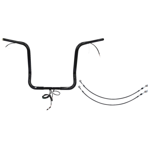 PartzBiz HD: 4416202-FBI สีดำ 16 ” Round Top Plug n Play EZ 1-1/4 ” ชุดแฮนด์บาร์ Harley 14-15 FLH/T | 901516-บี PartzBiz HD: 4416202-FBI สีดำ 16 ” Round Top Plug n Play EZ 1-1/4 ” ชุดแฮนด์บาร์ Harley 14-15 FLH/T | 901516-บี