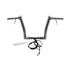 PartzBiz HD FBI-801312 - FBI Chrome 12" Pointed Top Plug n Play EZ 1-1/2" Handlebar Kit Harley 15 FLTRX/S | 801312 PartzBiz HD FBI-801312 - FBI Chrome 12" Pointed Top Plug n Play EZ 1-1/2" Handlebar Kit Harley 15 FLTRX/S | 801312