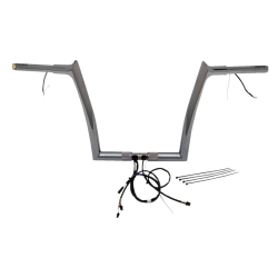PartzBiz HD FBI-901912 - FBI Chrome 12" Pointed Top Plug n Play EZ 1-1/4" Handlebar Kit Harley 15 FLTRX/S | 901912 PartzBiz HD FBI-901912 - FBI Chrome 12" Pointed Top Plug n Play EZ 1-1/4" Handlebar Kit Harley 15 FLTRX/S | 901912