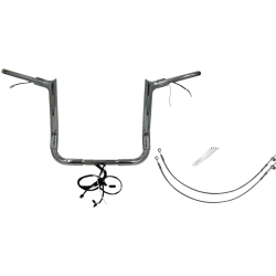 PartzBiz HD FBI-801214 - FBI Chrome 14" Pointed Top Plug n Play EZ 1-1/2" Handlebar Kit Harley 14-15 FLH/T | 801214 PartzBiz HD FBI-801214 - FBI Chrome 14" Pointed Top Plug n Play EZ 1-1/2" Handlebar Kit Harley 14-15 FLH/T | 801214