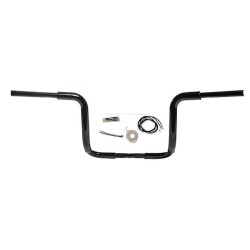 PartzBiz HD FBI-809412-B - FBI Fat Baggers 1-1/2 Black 12" EZ Install Rounded Top Handlelbar Cable PKG FLH 08-13 | 809412-B PartzBiz HD FBI-809412-B - FBI Fat Baggers 1-1/2 Black 12" EZ Install Rounded Top Handlelbar Cable PKG FLH 08-13 | 809412-B