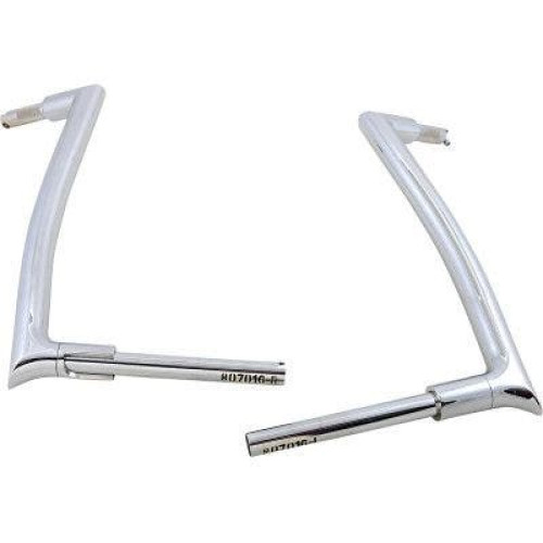 PartzBiz HD: 4416102-FBI Fat Baggers 1-1/2 Chrome 16" EZ Install Pointed Handlebar Road Glide 98-13 807016 0601-5269 06015269
