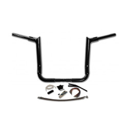 PartzBiz HD FBI-809116-B - FBI Fat Baggers 1-1/2 Black 16" EZ Install Pointed Handlelbar Cable PKG FLH 08-13 | 809116-B PartzBiz HD FBI-809116-B - FBI Fat Baggers 1-1/2 Black 16" EZ Install Pointed Handlelbar Cable PKG FLH 08-13 | 809116-B