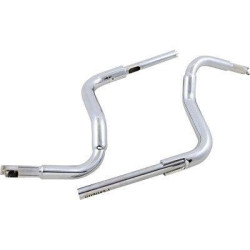 PartzBiz HD FBI-803012 - FBI Fat Baggers 1-1/2 Chrome 12" EZ Install Rounded Top Handlebar Batwing 14-20 803012 0601-5271 06015271 PartzBiz HD FBI-803012 - FBI Fat Baggers 1-1/2 Chrome 12" EZ Install Rounded Top Handlebar Batwing 14-20 803012 0601-5271 06015271