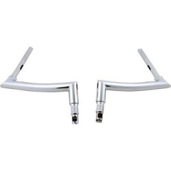 PartzBiz HD FBI-806014 - FBI Fat Baggers 1-1/2 Chrome 14" EZ Install Pointed Handlebar Road Glide 15-20 806014 0601-5255 06015255 PartzBiz HD FBI-806014 - FBI Fat Baggers 1-1/2 Chrome 14" EZ Install Pointed Handlebar Road Glide 15-20 806014 0601-5255 06015255