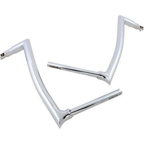 PartzBiz HD: 4416083-FBI Fat Baggers 1-1/2 Chrome 16 ” EZ ติดตั้งแฮนด์แบบชี้ Road Glide 15-20 806016 0601-5257 06015257