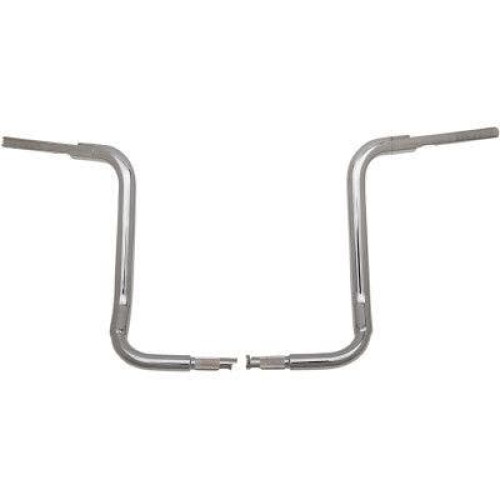 PartzBiz HD: 4416087-FBI Fat Baggers 1-1/2 Chrome 16” EZ Install แฮนด์ทรงโค้งมน Batwing 14-20 803016 0601-5275 06015275