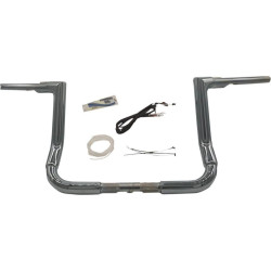PartzBiz HD FBI-609212 - FBI Fat Baggers 1-1/2" EZ Install Flat Top Handlebar Kit w/ Cables Harley 14-20 PartzBiz HD FBI-609212 - FBI Fat Baggers 1-1/2" EZ Install Flat Top Handlebar Kit w/ Cables Harley 14-20
