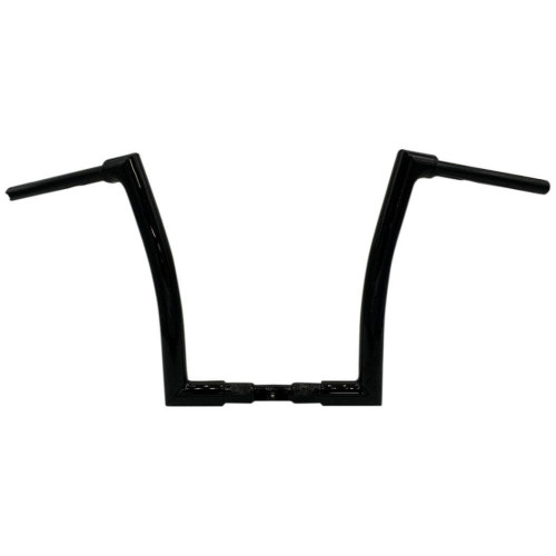 PartzBiz HD: 4416068-FBI Fat Baggers Black 1-1/4" EZ Install Flat Top 14" Handlebar Harley FLTR 15-20