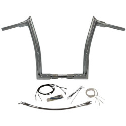 PartzBiz HD FBI-809614 - FBI Fat Baggers Chrome 1-1/2” EZ Install Pointed Top 14” ชุดแฮนด์บาร์ Harley 18+ PartzBiz HD FBI-809614 - FBI Fat Baggers Chrome 1-1/2” EZ Install Pointed Top 14” ชุดแฮนด์บาร์ Harley 18+