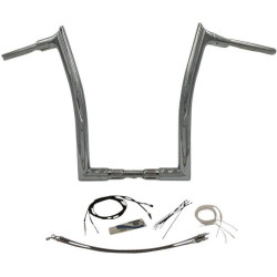 PartzBiz HD FBI-809616 - FBI Fat Baggers Chrome 1-1/2” EZ Install Pointed Top 16” ชุดแฮนด์บาร์ Harley 18+ PartzBiz HD FBI-809616 - FBI Fat Baggers Chrome 1-1/2” EZ Install Pointed Top 16” ชุดแฮนด์บาร์ Harley 18+
