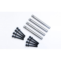 PartzBiz HD FMC-1237 - Feuling 1237 Rocker 4 Shafts & 8 Bolts Kit Harley Late Twin Cam 01-17