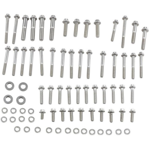 PartzBiz HD: 4415849-Feuling 3054 สแตนเลสสตีลเกียร์หลัก Fastener Kit 99-05 Harley Dyna Bolts Nuts Washers Studs อัพเกรดเปลี่ยน 2401-1092 24011092 PartzBiz HD: 4415849-Feuling 3054 สแตนเลสสตีลเกียร์หลัก Fastener Kit 99-05 Harley Dyna Bolts Nuts Washers Studs อัพเกรดเปลี่ยน 2401-1092 24011092