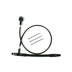 PartzBiz HD FMC-3081 - Feuling 3081 Black Stainless Oil Tank Breather Kit Harley Touring Twin Cam 99-01