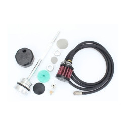PartzBiz HD FMC-3088 - Feuling 3088 Black Aluminum Vented Oil Dipstick 17-19 Harley M8 Touring FLTR FLHR FLHX FLHT Milwaukee Eight Engine Upgrade Performance Replacement Dip Stick Kit 0710-0260 07100260