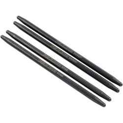 PartzBiz HD FMC-4073 - Feuling 4073 Black 7/16" One Piece Chromoly Steel +.030" Length Pushrods 99-17 Harley Davidson Twin Cam 88 96 103 Touring Softail road street electra glide king Slim Fat bob boy breakout deluxe rocker springer 0928-0102 09280102