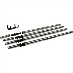 PartzBiz HD FMC-4091 - Feuling Fast Install Adjustable Chromoly Pushrods for HarleyEVO 84-99 | 4091