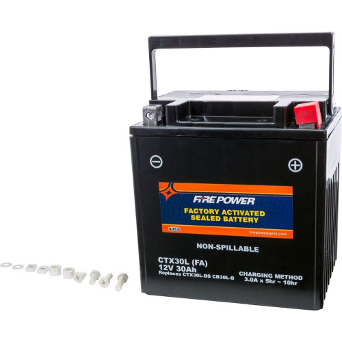 PartzBiz HD: 4415652-แบตเตอรี่ไฟดับเพลิง Ctx30L โรงงานปิดผนึกเปิดใช้งาน 450cca 30aH 12V