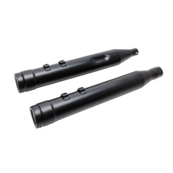PartzBiz HD WP940-1026 - Firebrand Black Grand Prix Slip-On Mufflers 10-1026 Harley M8 Touring 17-Up