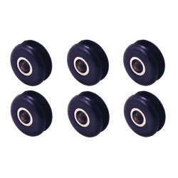 PartzBiz HD MU80648 - Flatside Rubber Gas Fuel Tank Mounts Pack Harley Softail 84-99 OEM Repl 11447 5775 