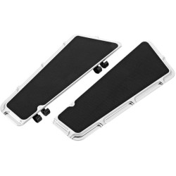 PartzBiz HD AN15-409 - Arlen Ness Chrome Beveled Fusion Driver Floorboards สำหรับ Harley Flh/Flt 84-13 และ Flst 86-13 | 15-409