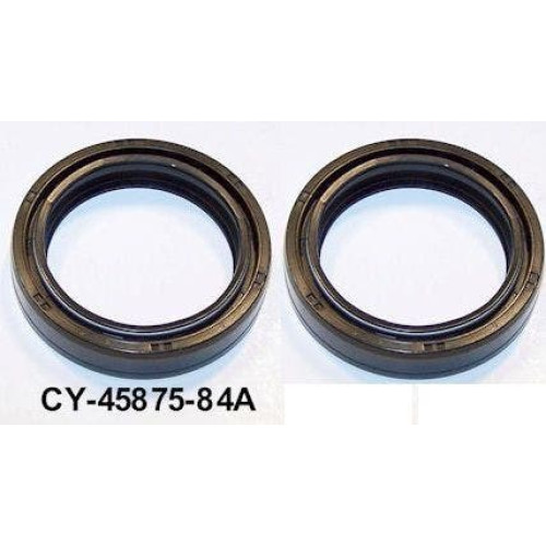 PartzBiz HD: 4415571-ใหม่ 2 แพ็ค 41 มม.ด้านหน้าส้อมซีล Harley Touring 84-up Repl OE #45875-84