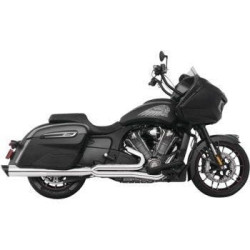 PartzBiz HD TR472057 - Freedom IN00264 Performance 4" Exhaust Union 2-1 Chrome/Black Indian Challenger '20