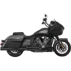 PartzBiz HD TR472065 - Freedom IN00267 Performance 4" Exhaust Union 2-1 Black/Black Indian Challenger '20