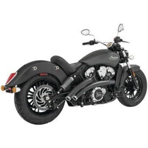PartzBiz HD: 4415550-Freedom Performance Black Exhaust Radical Radius Crossover w/ Star Tips Indian PartzBiz HD: 4415550-Freedom Performance Black Exhaust Radical Radius Crossover w/ Star Tips Indian