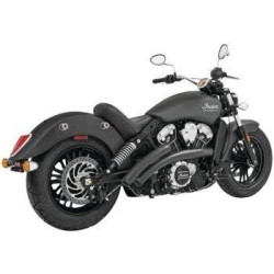 PartzBiz HD TR473001 - Freedom Performance Black Exhaust Radical Radius Crossover w/ Star Tips Indian PartzBiz HD TR473001 - Freedom Performance Black Exhaust Radical Radius Crossover w/ Star Tips Indian