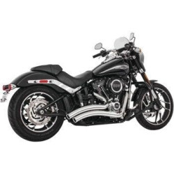 PartzBiz HD TR472985 - Freedom Performance Chrome Exhaust Sharp Curve Radius w/ Star Tips M8 Softail PartzBiz HD TR472985 - Freedom Performance Chrome Exhaust Sharp Curve Radius w/ Star Tips M8 Softail