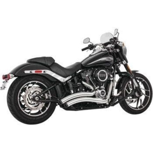 PartzBiz HD: 4415524-Freedom Performance Chrome Exhaust Sharp Curve Radius w/ Star Tips M8 Softail PartzBiz HD: 4415524-Freedom Performance Chrome Exhaust Sharp Curve Radius w/ Star Tips M8 Softail