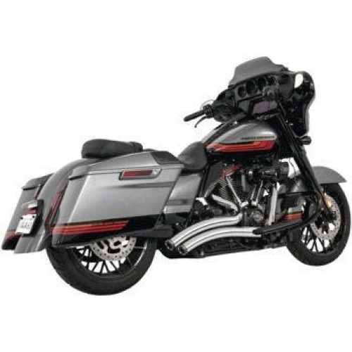 PartzBiz HD: 4415525-Freedom Performance Chrome Exhaust Sharp Curve Radius w/ Star Tips M8 Softail PartzBiz HD: 4415525-Freedom Performance Chrome Exhaust Sharp Curve Radius w/ Star Tips M8 Softail