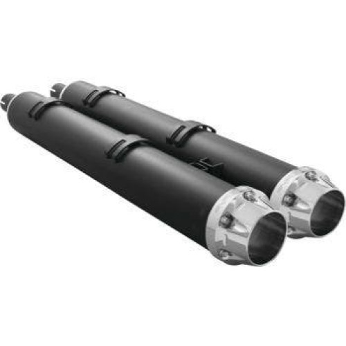 PartzBiz HD: 4415531-Freedom Performance Exhaust 4.5 Slip-On Mufflers Black Outlaw Indian Challenger PartzBiz HD: 4415531-Freedom Performance Exhaust 4.5 Slip-On Mufflers Black Outlaw Indian Challenger