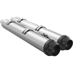 PartzBiz HD TR472317 - Freedom Performance Exhaust 4.5 Slip-On Mufflers Black Outlaw Indian Touring PartzBiz HD TR472317 - Freedom Performance Exhaust 4.5 Slip-On Mufflers Black Outlaw Indian Touring