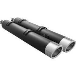 PartzBiz HD TR472040 - Freedom Performance Exhaust 4" Slip-On Black w/ Liberty Tips Indian Touring PartzBiz HD TR472040 - Freedom Performance Exhaust 4" Slip-On Black w/ Liberty Tips Indian Touring