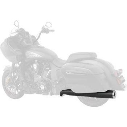 PartzBiz HD: 4415506-Freedom Performance Exhaust Union Ghost Pipe Black w/ Chrome Tip Indian IN00140 PartzBiz HD: 4415506-Freedom Performance Exhaust Union Ghost Pipe Black w/ Chrome Tip Indian IN00140