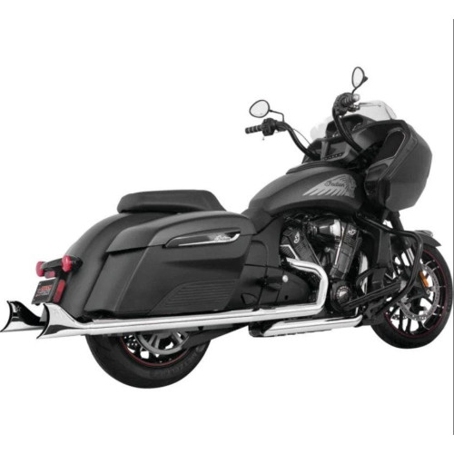 PartzBiz HD: 4415510-Freedom Performance IN00063 Sharktail 2.5" Slip-Ons Chrome Indian Challenger '20 PartzBiz HD: 4415510-Freedom Performance IN00063 Sharktail 2.5" Slip-Ons Chrome Indian Challenger '20
