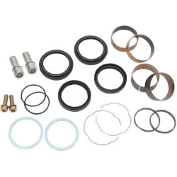 PartzBiz HD DS04030074 - Front End Fork Leg Rebuild Seals Boots Kit 49mm 06-17 Harley Dyna FXD models
