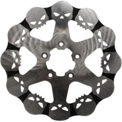 PartzBiz HD DS17103761 - Galfer DF680RH Skull Front เบรคโรเตอร์ Solid Harley FLST FXST 00-14 1710-3761 17103761 davidson softail dyna xl sportster ที่ดีที่สุดสำหรับอัพเกรด