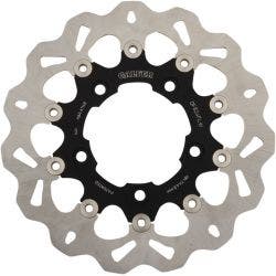 PartzBiz HD DS17103626 - Galfer DF824CW โรเตอร์เบรกหน้าลอยเต็ม 02-05 Harley V Rod 1710-3626 17103626
