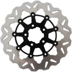 PartzBiz HD DS17103628 - Galfer DF835CW-B จานเบรกหน้าลอยเต็ม 08-19 Harley FL FLS FX XL 1710-3628 17103628