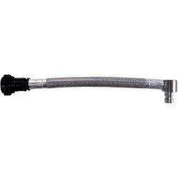PartzBiz HD DS07060297-1 - Goodridge Clear Stainless อัพเกรด EFI Fuel-Injection Line สำหรับ Harley FLH Dyna & Softail| HDFL-001EFI/CL