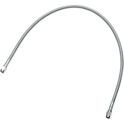 PartzBiz HD DS17410040 - Goodridge Stainless Clear Coated Universal Braided 9 ” สายเบรคพร้อมปลาย AN-3 | 80309