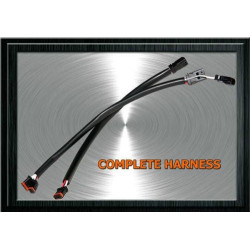 PartzBiz HD 664312 - ชุดสายไฟ Guerrilla ส่วนขยาย 9” สำหรับ Harley 2012 Dyna และ '11-'12 Softail